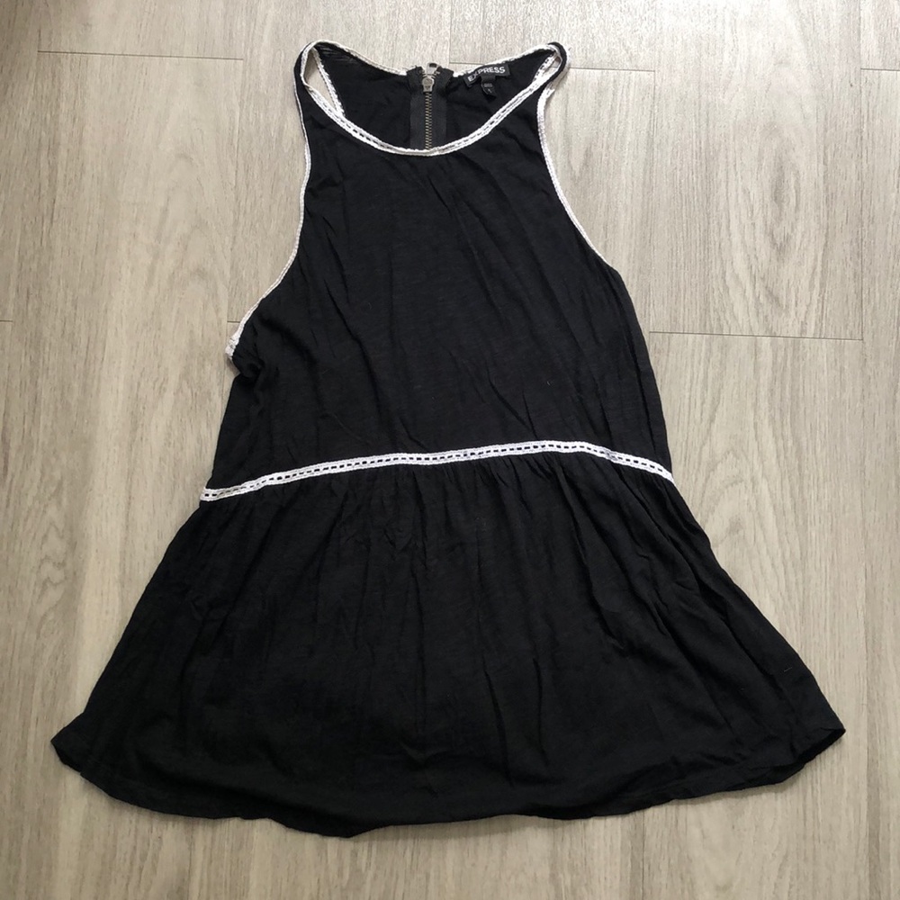 Express Black Babydoll Tank